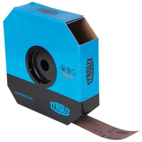 Rouleau d'atelier BASIC B01 C JX - 40 mm x 25 m - Grain 80 - TYROLIT