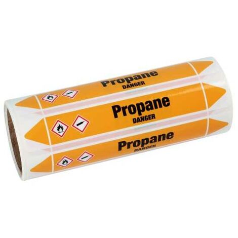 Rouleau de 100 étiquettes Propane