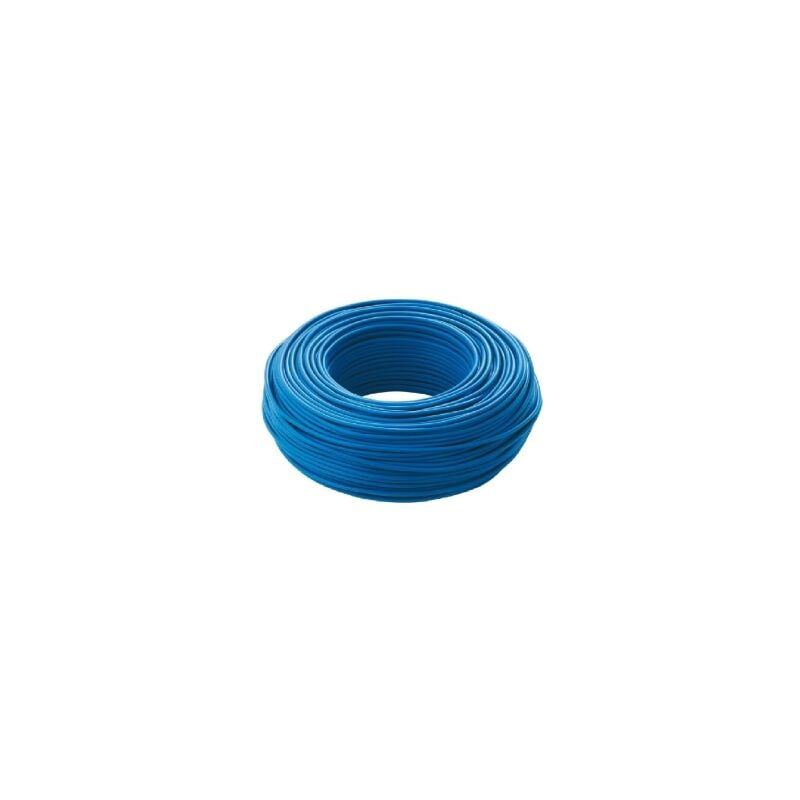 Rouleau de 100 m de cable unipolaire bleu type 'FS17' 1 x 4,0 mm2 avec agre'ment au feu