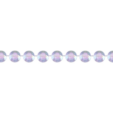 Rouleau de 10m Perles Cristal Acrylique 10mm Décoration Mariage Anniversaire DIY 2