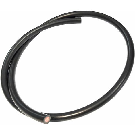 Rouleau de 2 mètres fil à bougie noir 7mm cuivre câble allumage tondeuse tracteur motoculteur