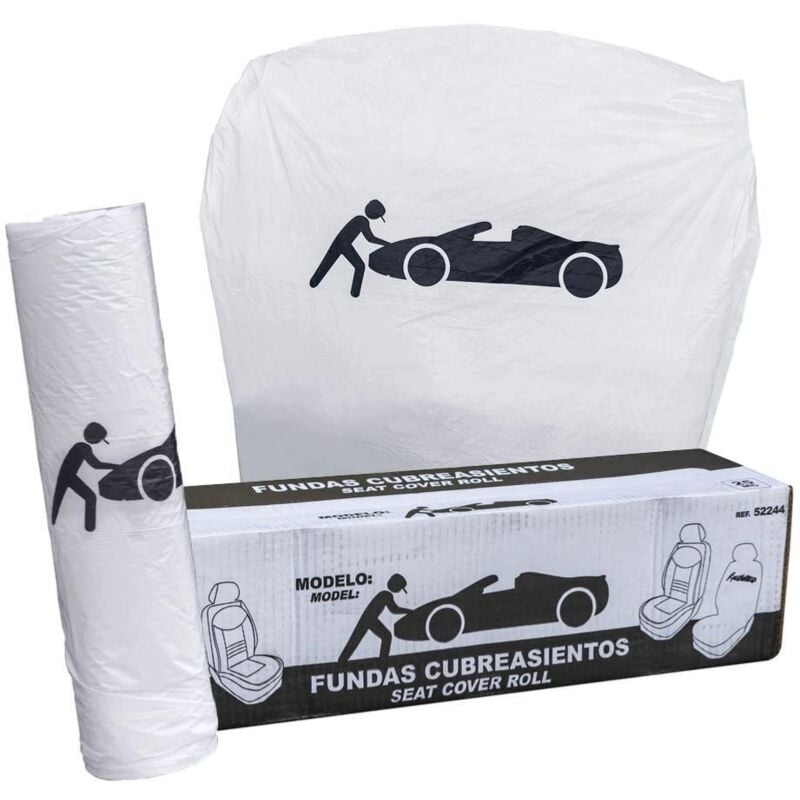 JBM - Rouleau de 250 housses de protection de siege jetables