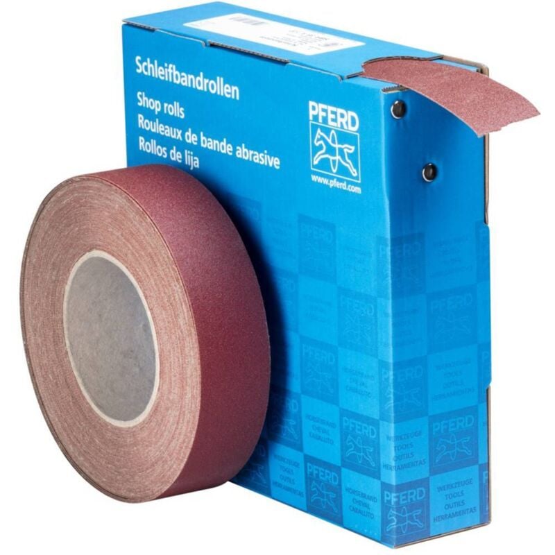 Pferd - 45016412 Rouleau de papier abrasif Grain 120 (l x l) 25 m x 38 mm 25 m