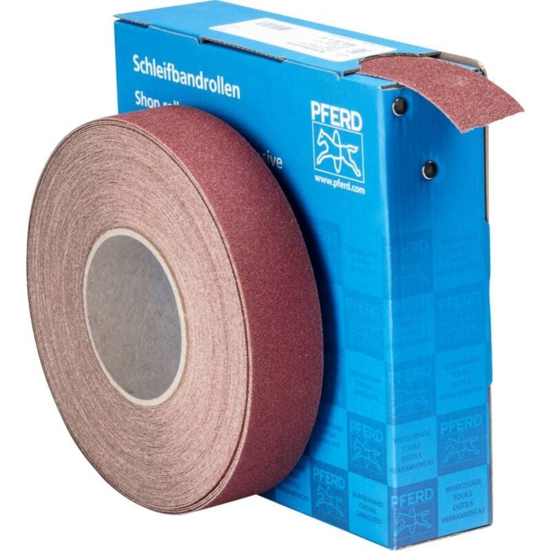 Pferd - 45016406 Rouleau de papier abrasif Grain 60 (l x l) 25 m x 38 mm 25 m