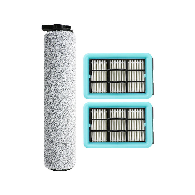 Rouleau de brosse de rechange et filtre HEPA pour Bissell CrossWave HF2/3845N/3831 Aspirateur Balai Laveur à Câble, 1 rouleaux de brosse + 2 filtres