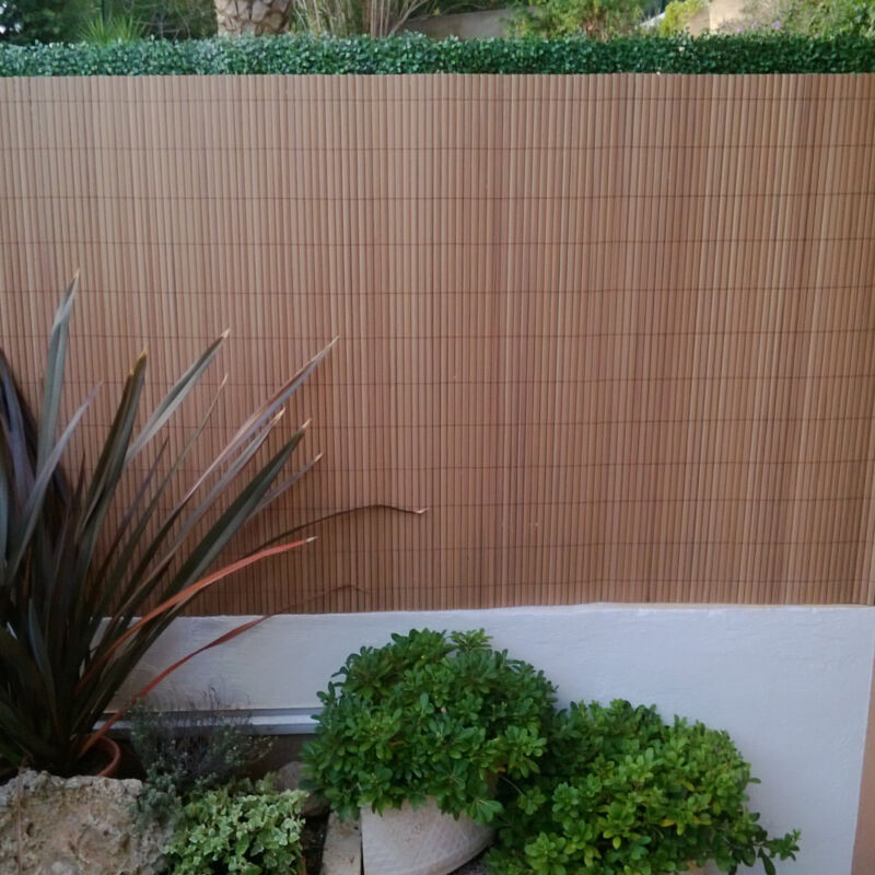 Rouleau de canisse à lattes JET7GARDEN teck 1.50 m x 2.50 m - teck