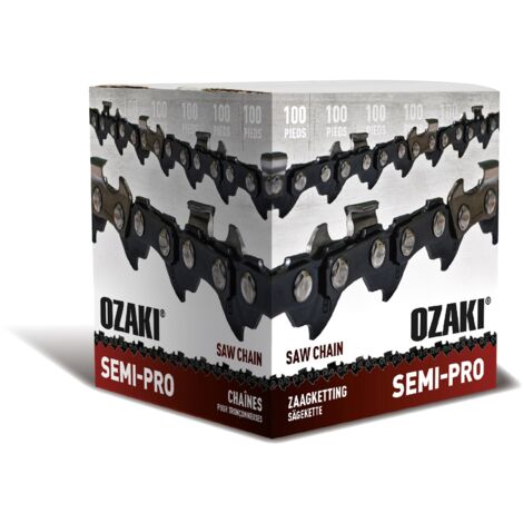 Rouleau De Chaîne De Tronçonneuse Ozaki Semi-carrée ,3/8 ,050 Low Pro 100 Pieds
