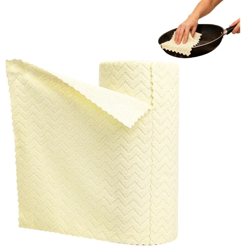 Rouleau De Chiffon Microfibre Serviettes De Nettoyage
