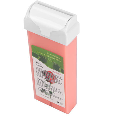 Rouleau de Cire Épilation 100g pour Corps, Jambes, Maillot et Aisselles - Cire Épilatoire à la Rose