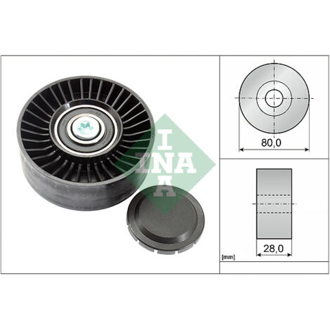 Rouleau de courroie trapézoïdale 532051510 INA