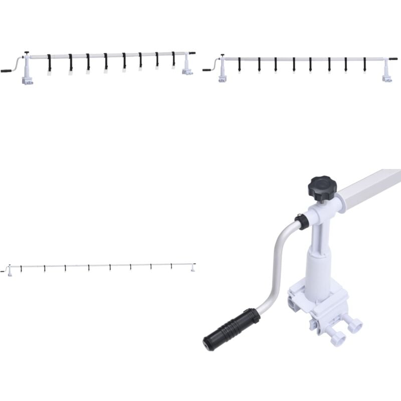 Rouleau de couverture de piscine avec base en plastique - rouleau de couverture de piscine - rouleaux de couverture de piscine - Home & Living