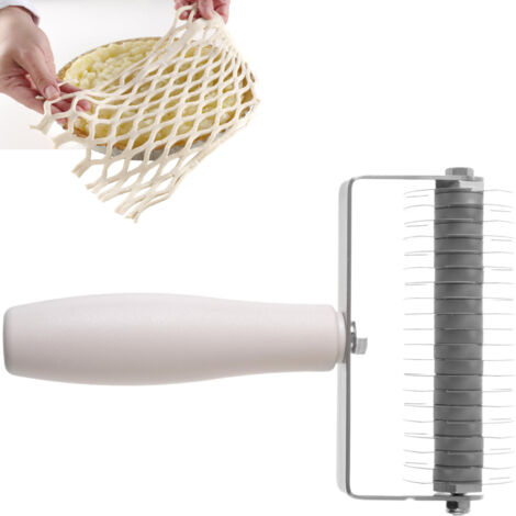 Rouleau de découpe pour pâte à tarte, quadrillage Profi Line 135x200mm - HENDI 515129