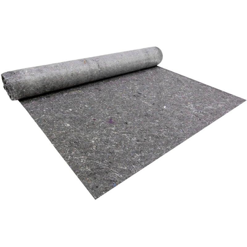 Rouleau de feutre multi-usages renforcé et imperméable 180g/m² 1x10m coloris gris