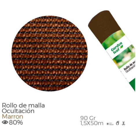 Rouleau de filet de dissimulation couleur marron 90gr 1,5x50m edm.
