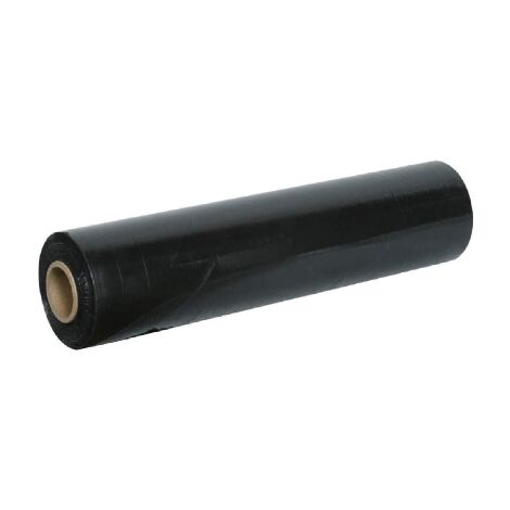 Rouleau de film étirable manuel noir 50cm x 250m – Pour emballage et déménagement – Résistance à la déchirure – Utilisation professionnelle – Koem