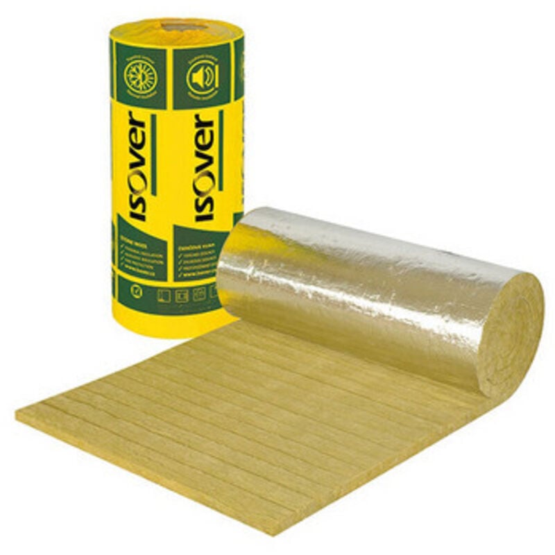 Rouleau de laine de roche à partir de 6,5 mt h. 1 mt