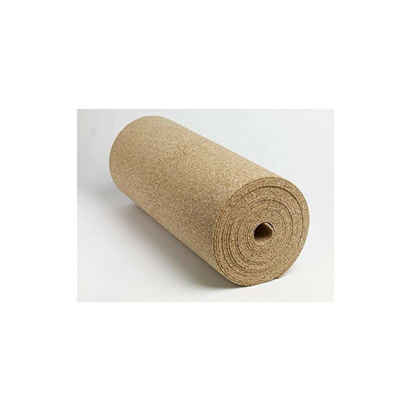 QEM - Rouleau de liège naturel Ep. 4mm Larg. 50Cm Long. 5M