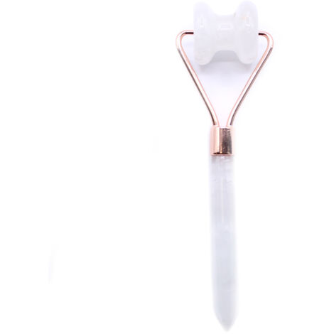 Rouleau de mâchoire en pierre précieuse - Quartz de roche- Vendu par 1