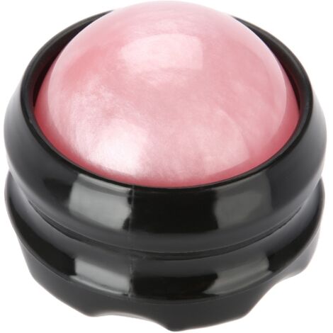 Rouleau de Massage à Bille pour Pieds et Hanches - Relaxation Corporelle et Anti-Stress (Rose)