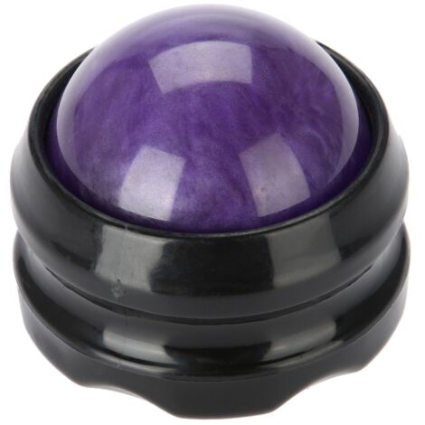 Rouleau de Massage à Bille pour Pieds et Hanches - Relaxation Corporelle et Anti-Stress (Violet)