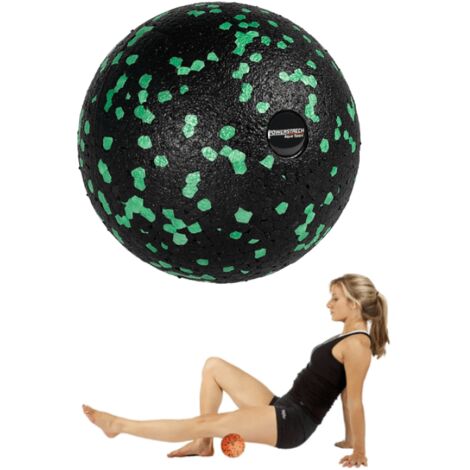 Rouleau de massage Aqua-Sport Powerstrech EPP 8 cm noir-vert AS06141