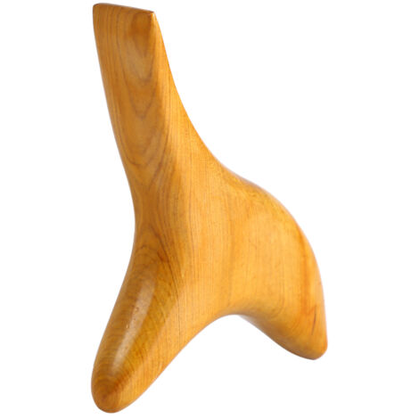 Rouleau de Massage en Bois d'Acupression Réflexologie Thaï Gua Sha (2)