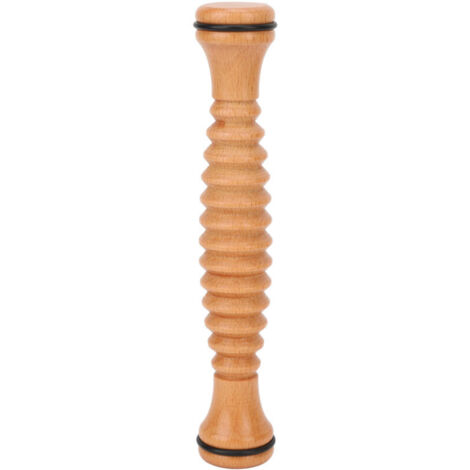Rouleau de massage en bois pour pieds - Outil de relaxation anti-stress pour la réflexologie plantaire