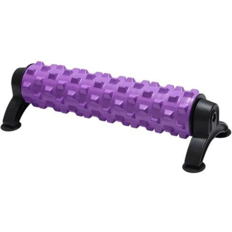 Rouleau de massage en mousse EVA avec colonne standard, outil de massage complet du corps pour les étirements, les exercices des bras, le Pilates sportif - violet