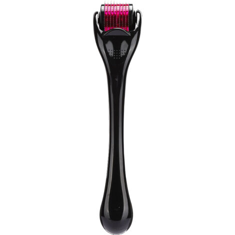 Rouleau de massage facial 540 micro-aiguilles, soin anti-rides et raffermissant, masseur visage (Noir Violet)