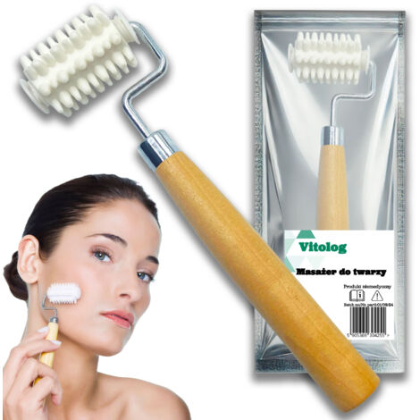Rouleau de massage facial anti-rides BC pour le cou et le contour des yeux