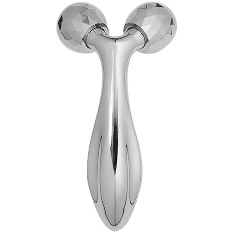 Rouleau de massage facial en V, réduit les rides du cou et des yeux, massage pour le drainage lymphatique, lifting du visage, réduction des poches, raffermissement de la peau