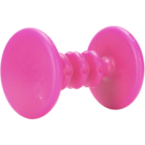 Rouleau de massage plantaire manuel pour pieds - Relaxation musculaire et soulagement des douleurs - Idéal pour personnes âgées et bureau - Rose