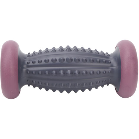 Rouleau de massage pour pieds et jambes - Soulage les douleurs musculaires et la fasciite plantaire - Noir