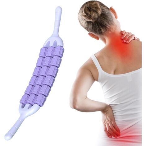 Rouleau De Massage - Rouleau De Massage Musculaire À Trois Rangées -