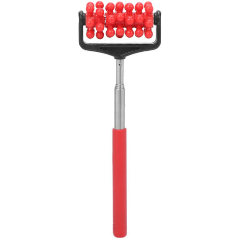 Rouleau de Massage Télescopique pour le Dos - Ajustable pour Tête, Bras et Relaxation Musculaire