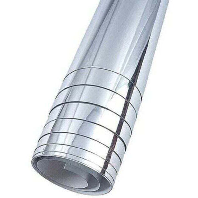 Rouleau de miroir flexible pour miroir autoadhésif Sheetnonglass pour la décoration murale de la maison (50cm X 200cm),