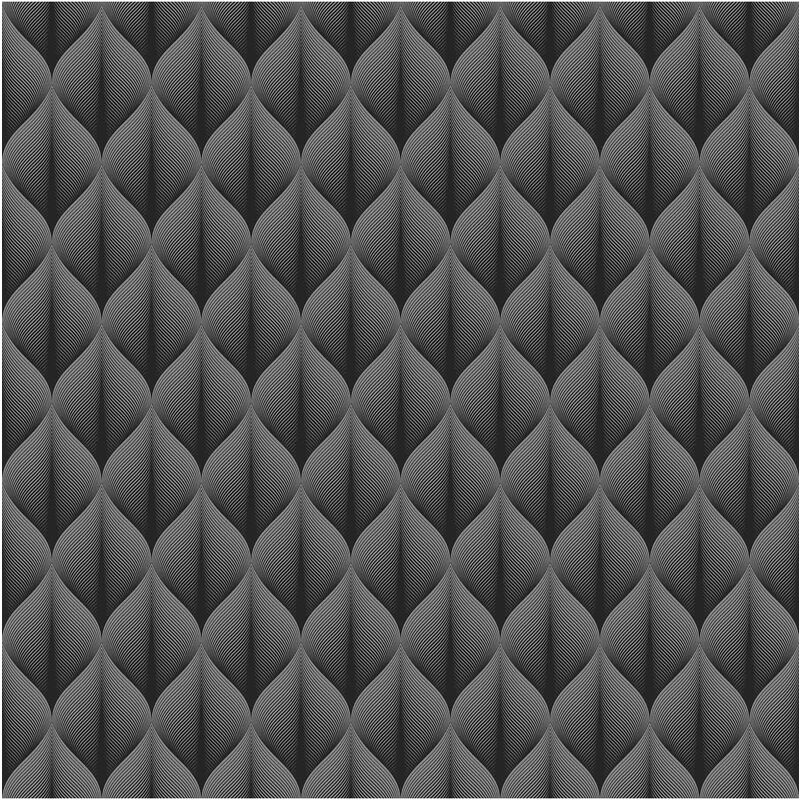 Douceur D'intérieur - Rouleau de nappe toile ciree 20m Kalini anthracite