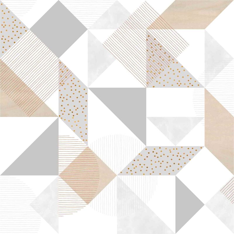 Douceur D'intérieur - Rouleau de nappe toile ciree Geo spline