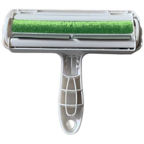 Rouleau de nettoyage à 2 voies pour poils d&39animaux, balai pour balayage des cheveux de chien, aspirateur des tapis en peluche de chat, balayette époussetage,green