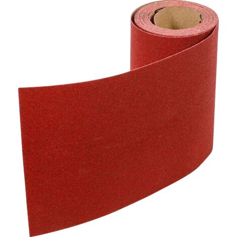 ROULEAU DE PAPIER ABRASIF  115 MM X 5 M  GRAIN 120 BGS DIY 80827