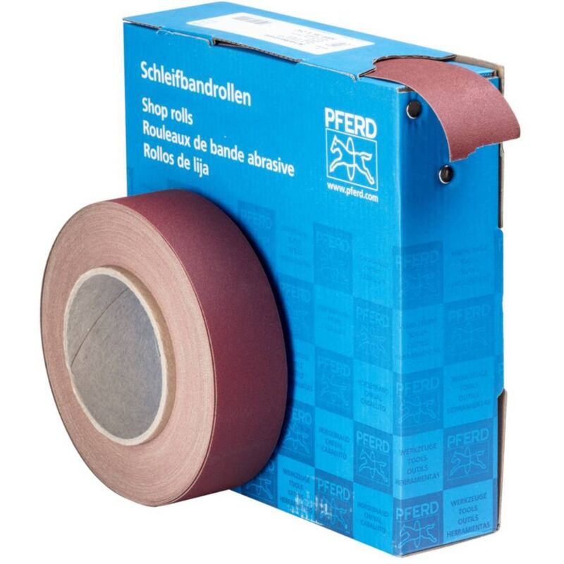45016424 Rouleau de papier abrasif Grain 240 (l x l) 25 m x 38 mm 25 m - Pferd