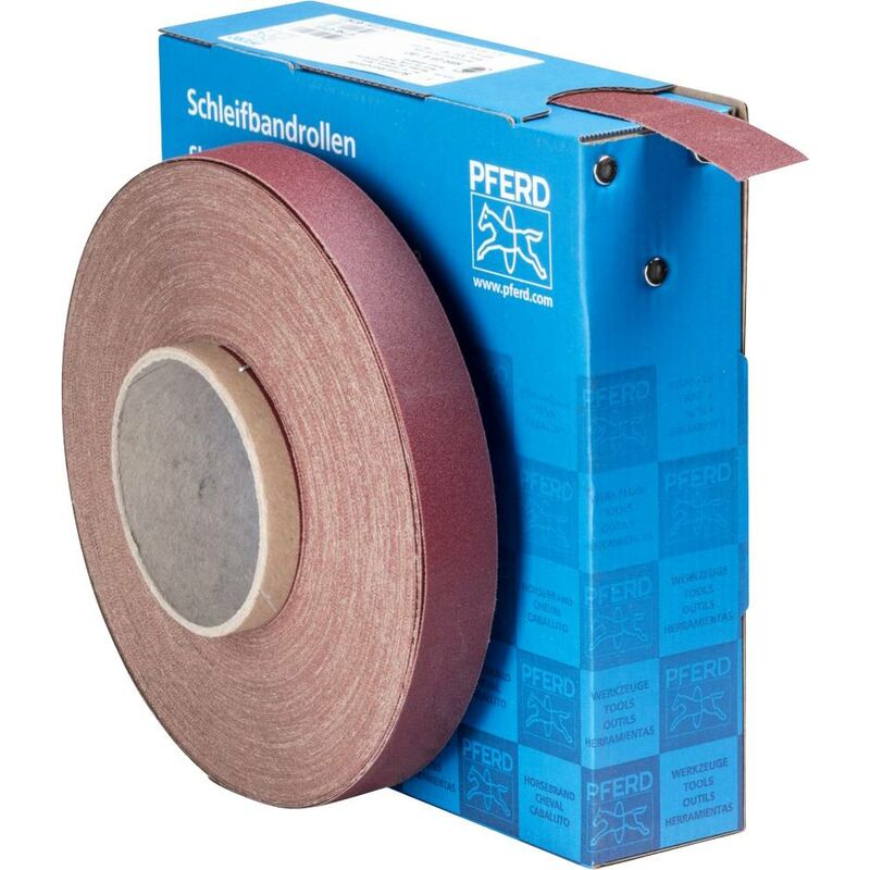 Sbr 25 a 180 45016018 Rouleau de papier abrasif Grain 180 (l x l) 50 m x 25 mm 1 pc(s) Y189452 - Pferd
