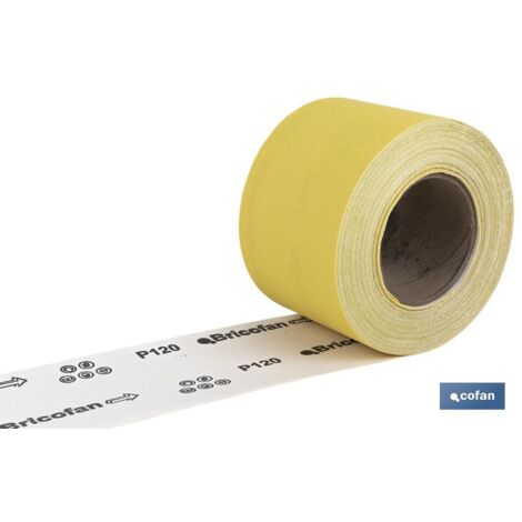 Rouleau de papier de verre 100 x 25 MG120