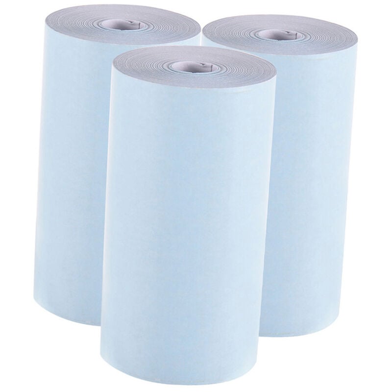 Decdeal - Rouleau de papier thermique couleur 57 x 30 mm (2,17 x 1,18 pouces), papier photo pour reçus de facture, impression claire pour imprimante
