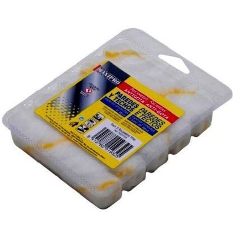 Rouleau de peinture anti-goutte Mini murs et plafonds rechargeable 06 Cm Rouleau à plume en polyamide R620764