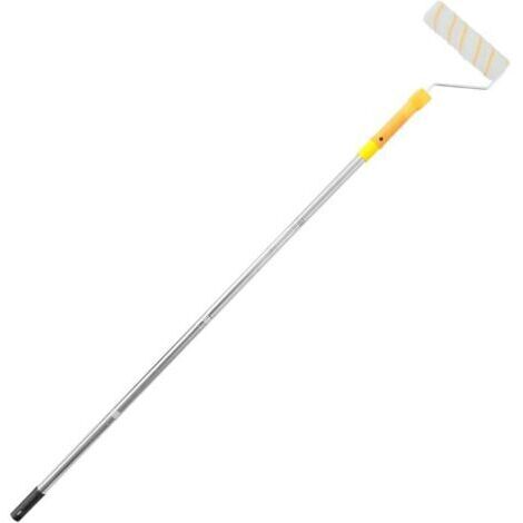 Rouleau de peinture avec tige télescopique de 30 à 137cm 4sections Grand rouleau de peinture Largeur 23 cm