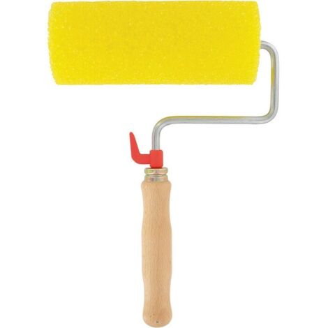 Rouleau de peinture - Outibat - Manchon pro crépi - Gros grain - 180x75mm - Manche bois incolore