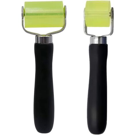 Rouleau de Pression à Main Presseur en Silicone, 2Pcs Insonorisation Voiture Outil à Main pour le Rouleau de Silencieux de Voiture Silencieux de Voiture Outil d'installation Pression Pneu