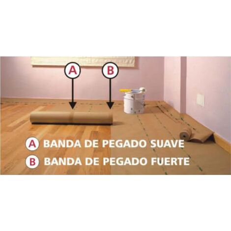 Rouleau de protection de sol Painter Supertape 90 cm x 45 m + 2 B. Adh.