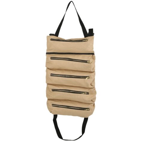 Rouleau de rangement multifonction portable pour outils de pêche et jardin